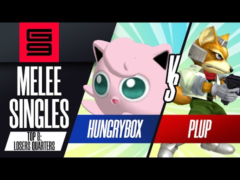 Hungrybox vs Plup - Melee Singles Top 8 Losers Quarter-Final - Genesis 9 | Jigglypuff vs Fox