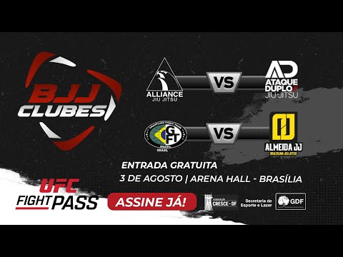 CARD PRELIMINAR BJJ CLUBES - BRASÍLIA-DF