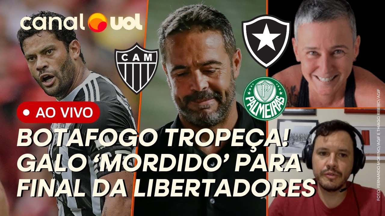 🔴 BOTAFOGO VACILA E PALMEIRAS COLA! ATLÉTICO-MG ‘MORDIDO’ PARA A FINAL DA LIBERTADORES!