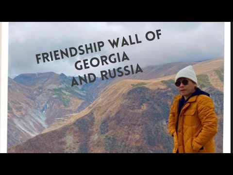 Friendship wall of Georgia and Russia-Tbilisi Georgia