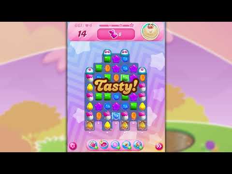 Candy Crush Saga LEVEL 661 (new version*)✔️