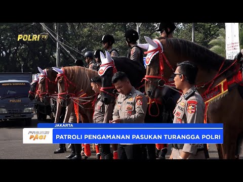 PENGAMANAN POLRI DI KIRAB BENDERA PUSAKA MONAS TUAI APRESIASI MASYARAKAT