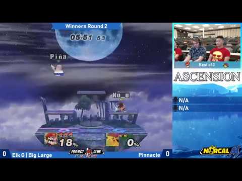 "Ascension 8/18/18" - Elk G | Big Large (Wario) v. Pinnacle (Pika) - Winners R2