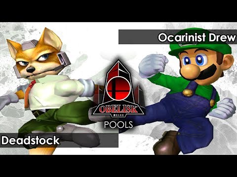 Melee: Deadstock (Fox) V Ocarinist Drew (Luigi) - Obelisk 63 Tournament SSBM