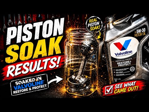 Can Valvoline Restore & Protect Be Used to Clean this Piston? (FINAL RESULTS)