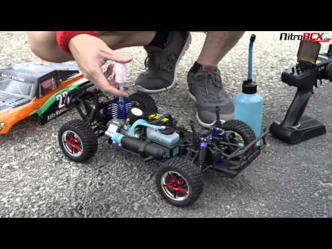 Exceed RC Nitro Gas Powered Rally Monster Truck Overview/Action