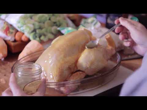 Honey Roasted Stuffed Capon I  (Christmas Dinner)