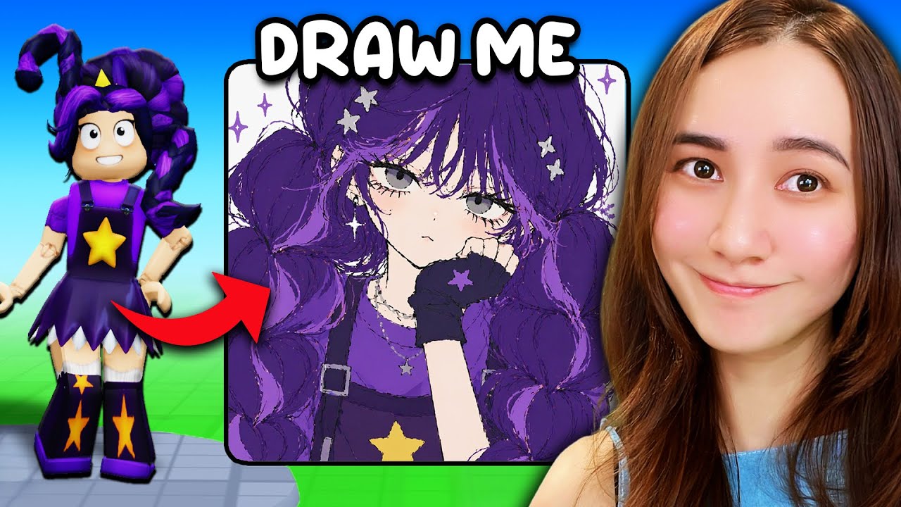 I Can Only Draw Lily Lovebraids in Roblox Speed Draw!