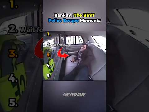 BEST Police Escape Moments Of All Time