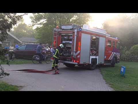 Brandje op camping het Eibernest