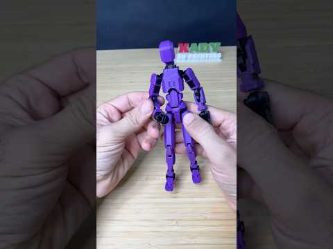 3D Printed Jointed Figure Robot (Iron Man like) #Shorts