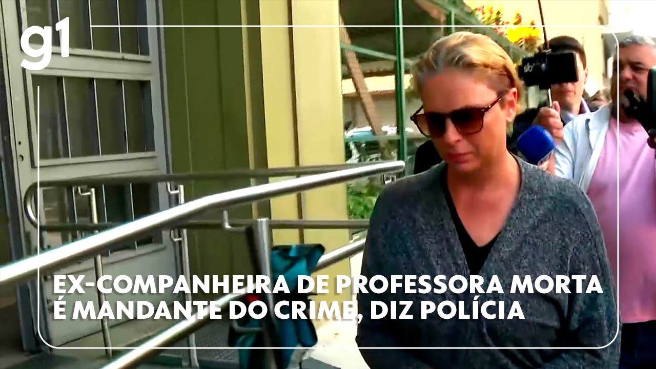Ex-companheira de professora morta é mandante do crime, diz polícia #g1