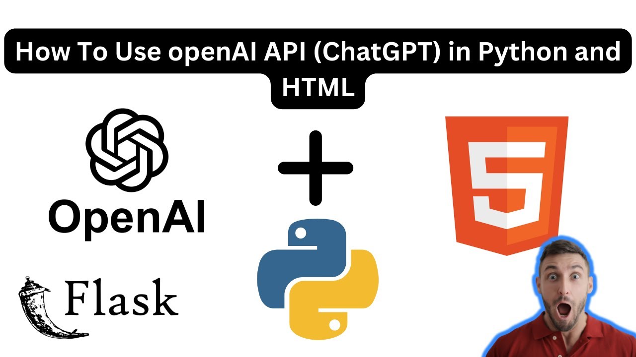 How To Use openAI API (ChatGPT) in PYTHON and HTML