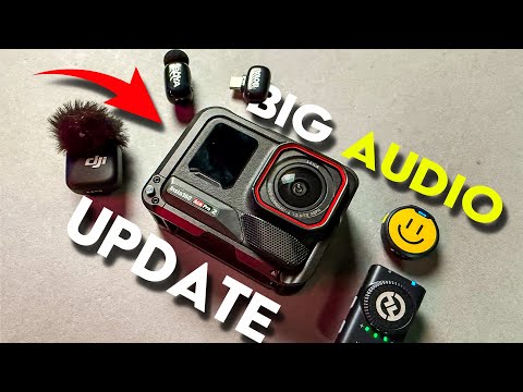 Insta360 Ace Pro 2 Gets Major Audio Upgrade! DJI MIC Mini & Hollyland Support