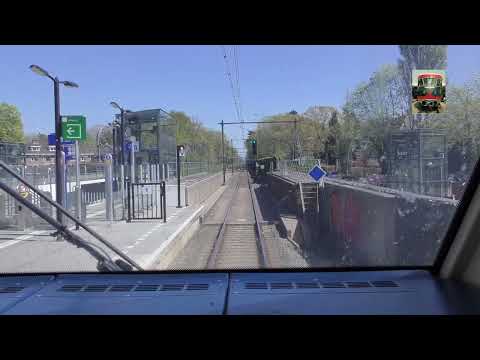 Ride with the train driver from Utrecht to Baarn. (without speedometer)