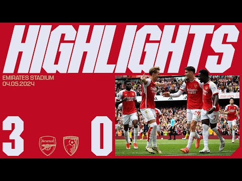 HIGHLIGHTS | Arsenal vs Bournemouth (3-0) | Saka, Trossard and Rice!