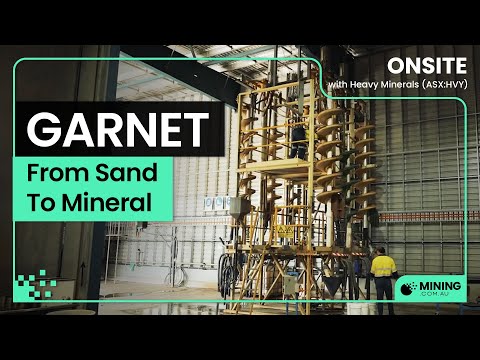 How sand is transformed into Garnet | Heavy Minerals