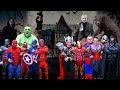 Superheroes in Haunted House
