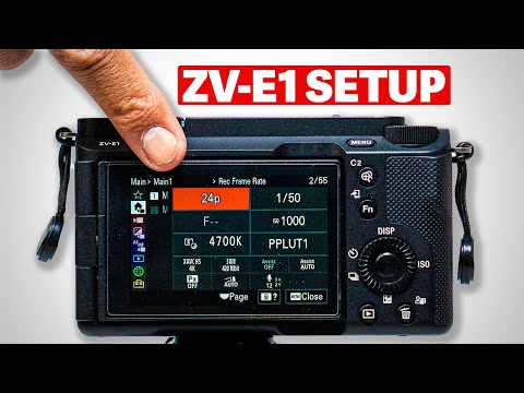 Sony ZV-E1 Setup Guide for Photo and Video