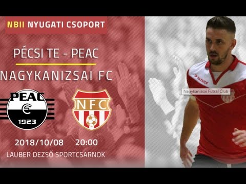 PTE PEAC R-BUS - Nagykanizsai  Futsal Club  NB II futsalmérkőzés, 18.10.08. (hétfő) 20:00
