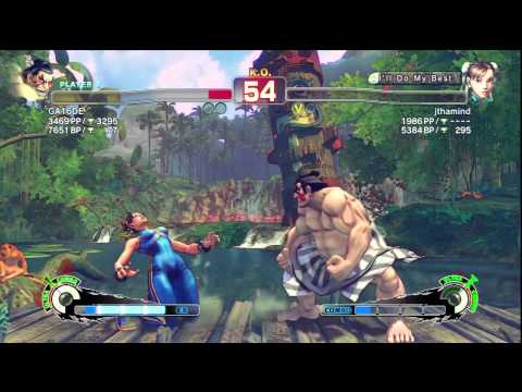 SSFIV AE: GA16DE (E. Honda) vs. jthamind (Chun-Li)
