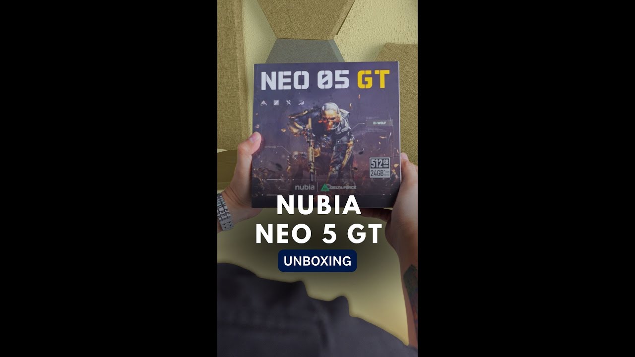 We saw the Nubia Neo 5 GT at MWC 2025!