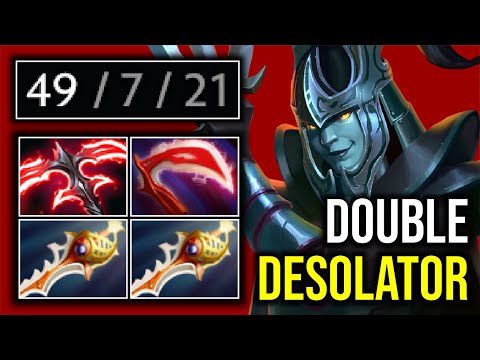 4000 CRIT DAMAGE..!! 2x Divine Rapier + Stygian Desolator Phantom Assassin 49 Kills 7.24 | Dota 2