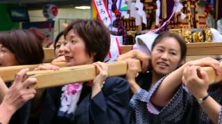 preview picture of video 'Chofu Fuda Traditional Festival in 2013 / 調布 布田天神社例大祭'