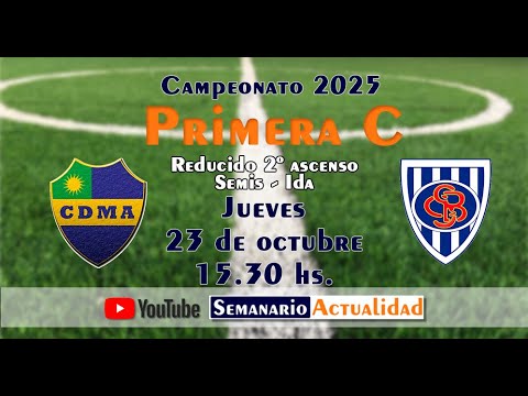 Primera "C" Campeonato 2025 - 2º Ascenso - Semis - Ida - Alem vs Sportivo Barracas