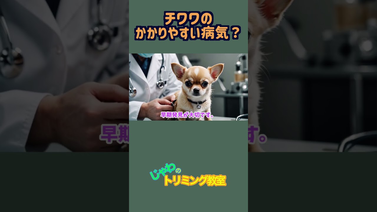 チワワのかかりやすい病気って？　#shorts  #トリミング #チワワ  #歴史
