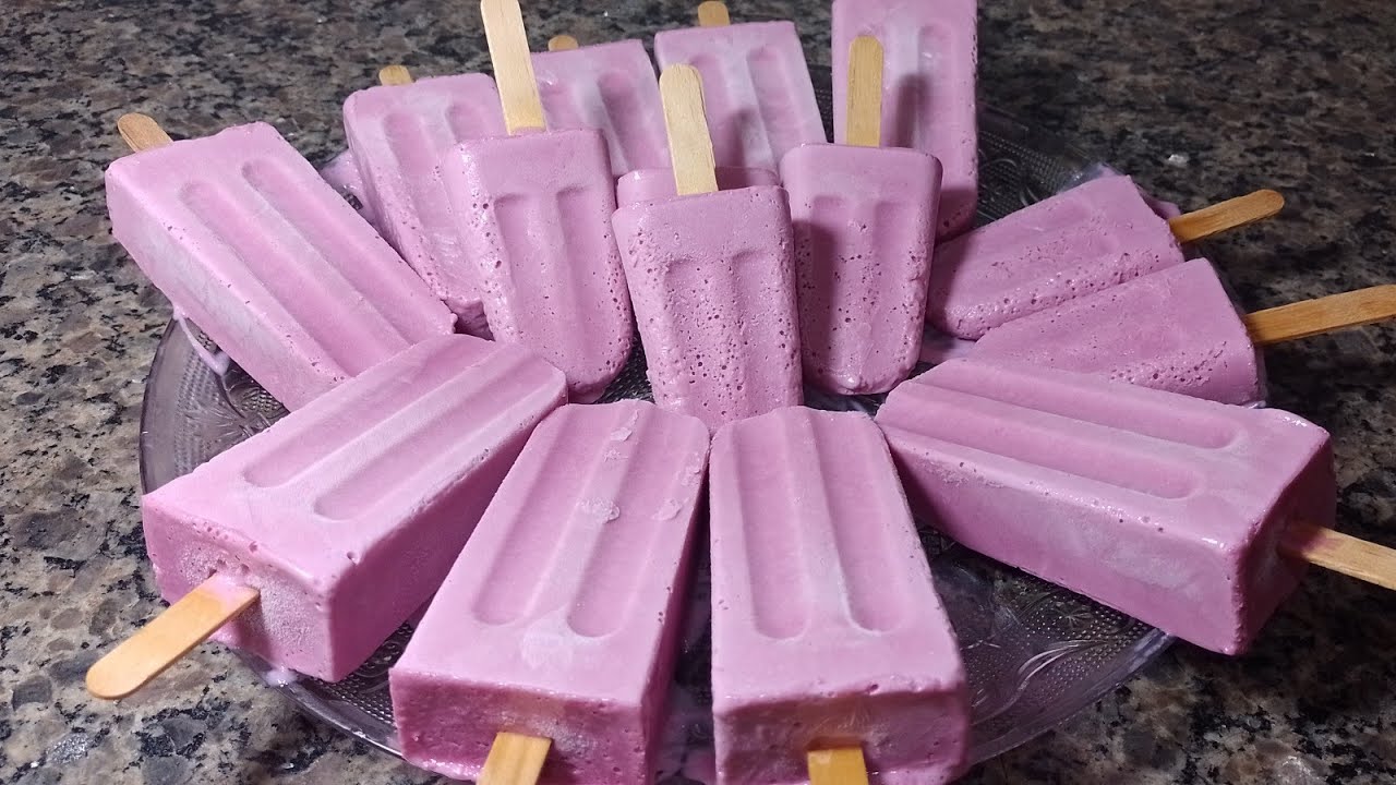 FAÇA PICOLÉ CASEIRO CREMOSO DE UVA PARA ESSE CALORÃO