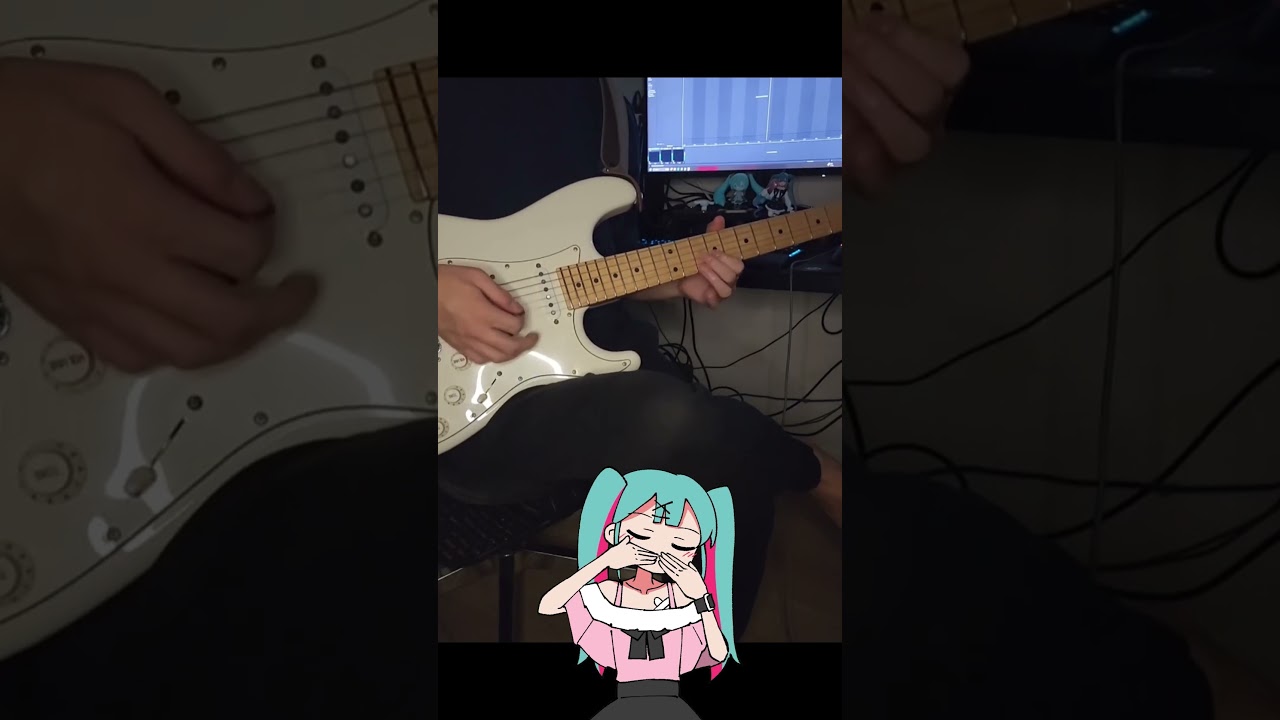 A quick playthrough of the solo in Self-Destructive Girl! #miku #初音ミク #hatsunemiku #vocaloid