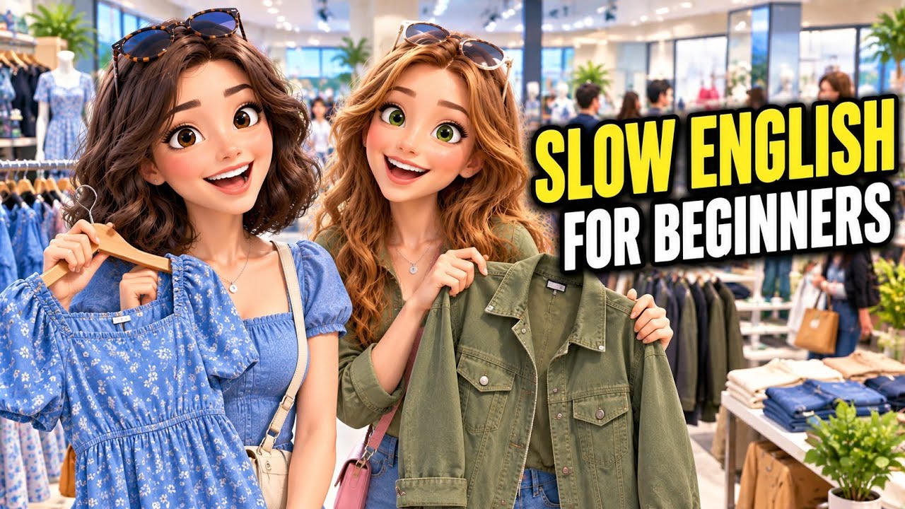 Shopping for Clothes in English | Easy English