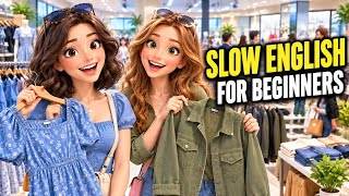 Shopping for Clothes in English | Easy English