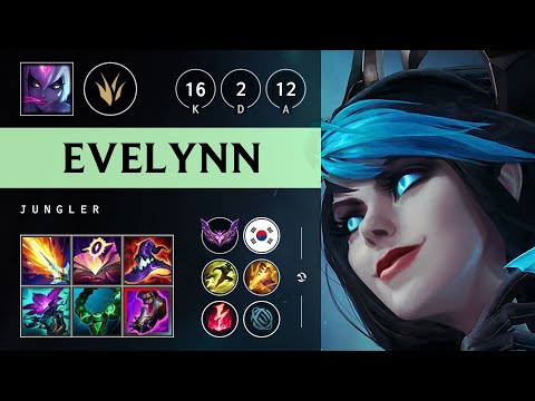 Evelynn Jungle vs Graves - KR Master Patch 25.20