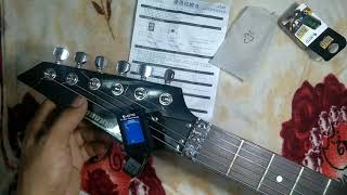 Video thumbnail for Guitar tuner joyo JT-01 unboxing and testing by Michaelangelo Motovlog