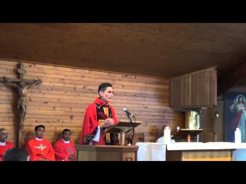 The Triumph of the Cross: First mass homily by Fr Chris Eaton