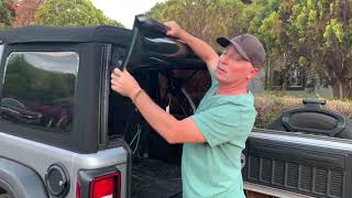 Jeep Wrangler Soft top back window