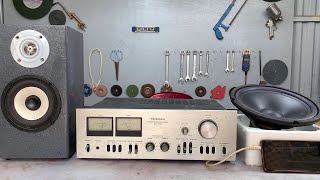 Restore vintage audio amplifier Technics SU   7700 / perfect amplifier Restoration