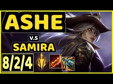 STIXXAY (ASHE) vs SAMIRA - 8/2/4 KDA BOTTOM ADC GAMEPLAY - NA Ranked GRANDMASTER