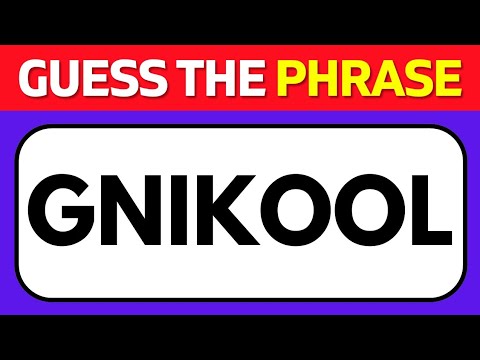Guess The Phrase Quiz | Word Puzzle Challenge # 4