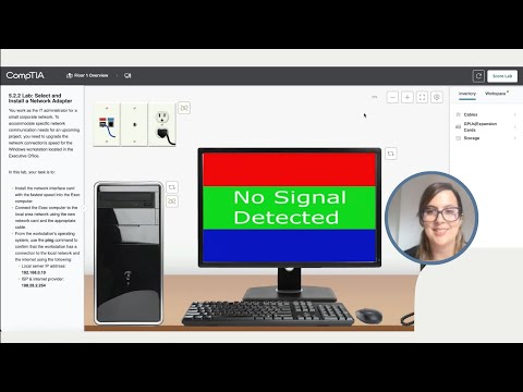 CompTIA A+ 5.2.2 Lab — Select & Install a Network Adapter