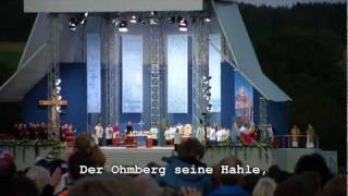 preview picture of video 'Das Eichsfeldlied - für den Papst  in Etzelsbach live gesungen'