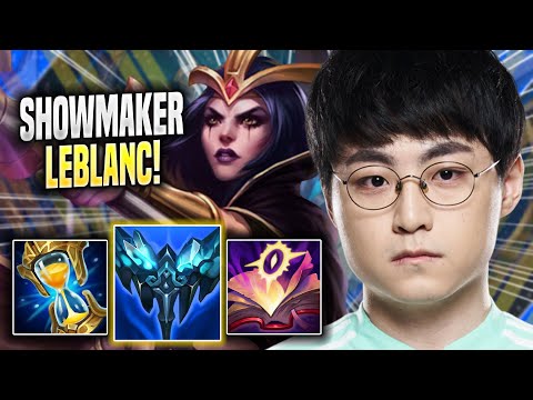 SHOWMAKER IS A GOD WITH LEBLANC! - DK ShowMaker Plays Leblanc MID vs Akshan! | Season 2022