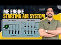 How Does ME Engine Starting Air System Work Me Engine Working On Ship ME Engine Package