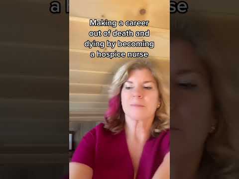 Nothing cures death anxiety like lots of exposure to death! #hospice #hospicenurse #normalizedeath