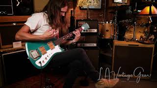 Video thumbnail for Eli Wulfmeir playing a Benson Earhart 15W Head & Cab with a Ronin Modshop with Gold Foil Pickups by L.A. Vintage Gear