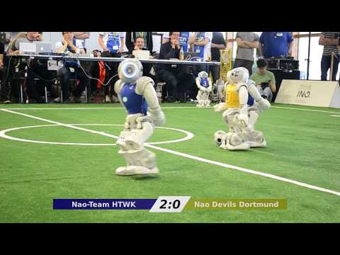 Nao-Team HTWK vs. Nao Devils - RoboCup German Open 2018