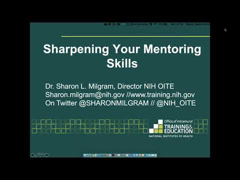 Sharpening Your Mentoring Skills Part 1