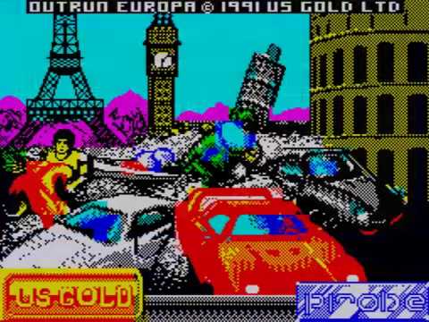 Out Run Europa ~ ZX Spectrum